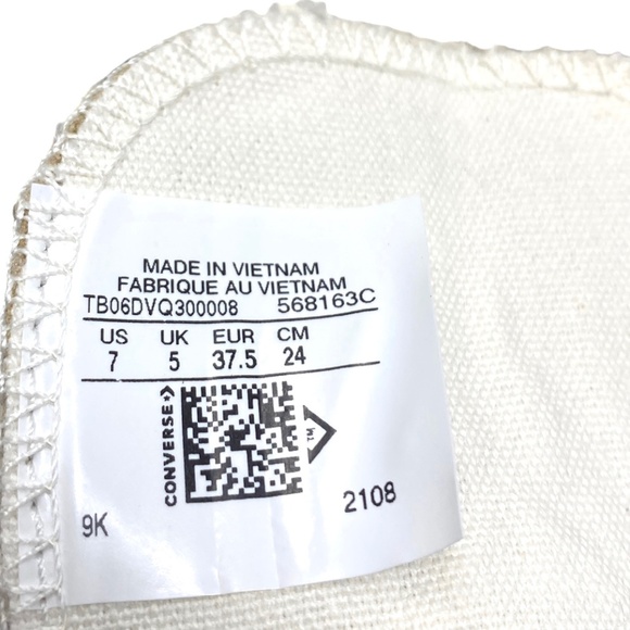 Converse Ctas Lift Platform Shoes Women Leather Green Beige Custom 568163C-WWGBG - Picture 9 of 10